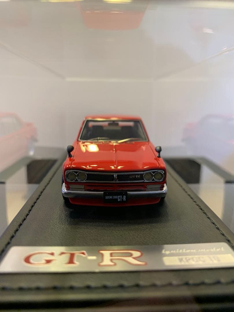 イグニッションモデル　1/43 スカイライン　GT-R KPGC10 レッド