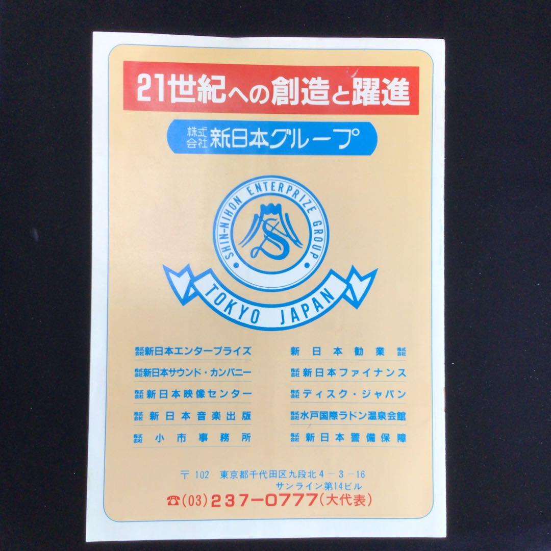 世界フライ級タイトルマッチ パンフレット　セデニョVS小林光二