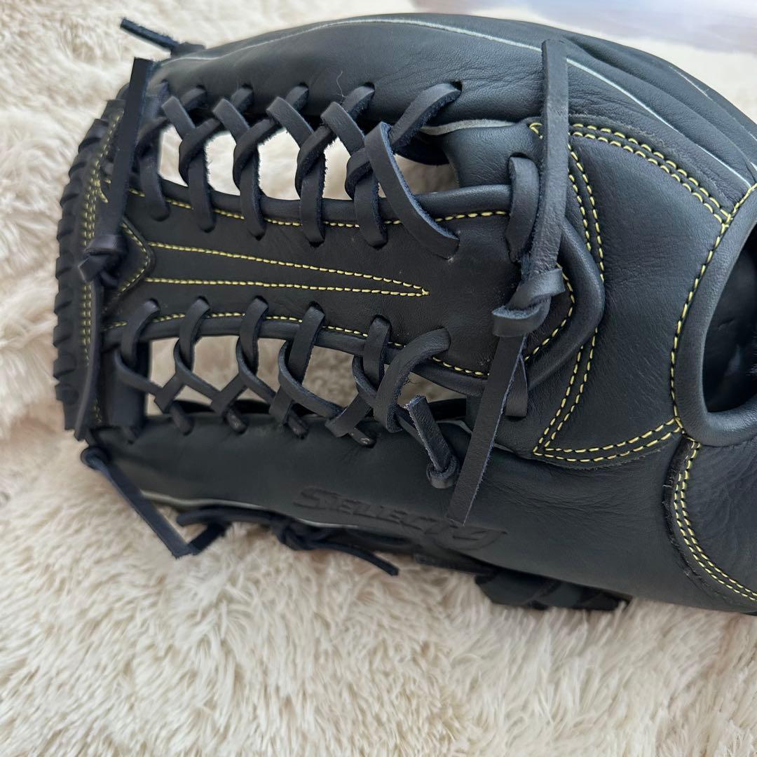 【美品】MIZUNO セレクトナイン 軟式 大人 外野手用 左投げグラブ