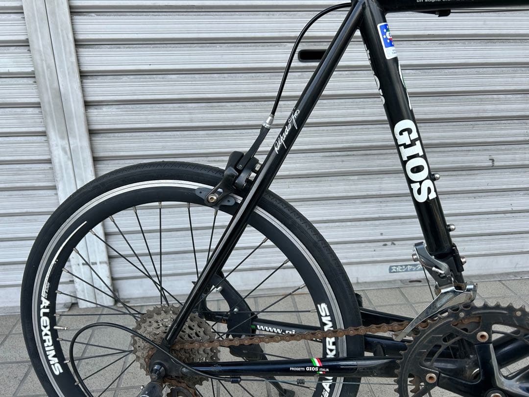 GIOS ミニロード 黒　ブラック 20インチ 外装16段変速 フレームアルミ