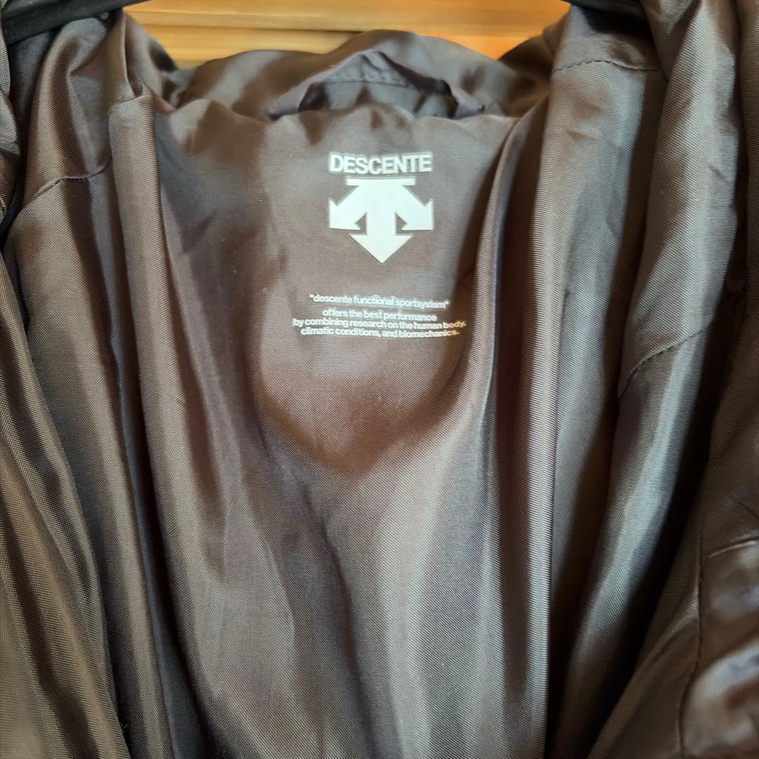 DESCENTE ダウンロングコート ブラック