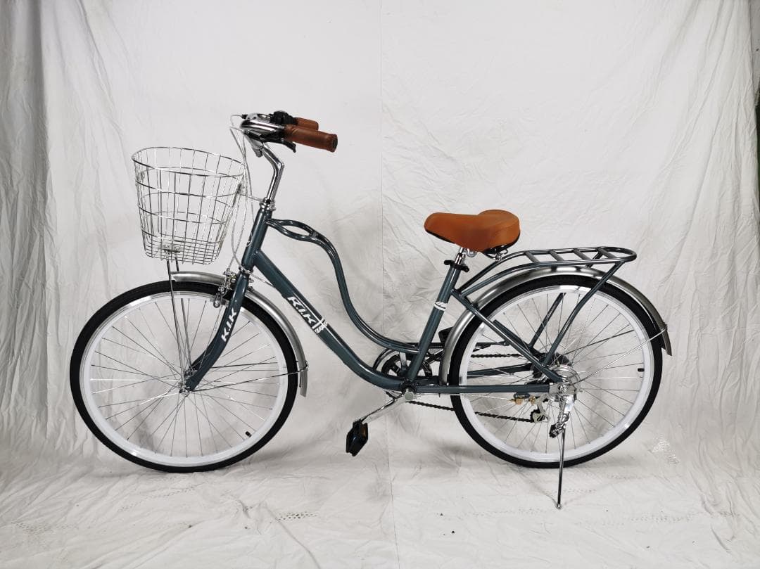 在庫処分超お得 新品KF24 自転車 シティサイクル シマノ製7段9