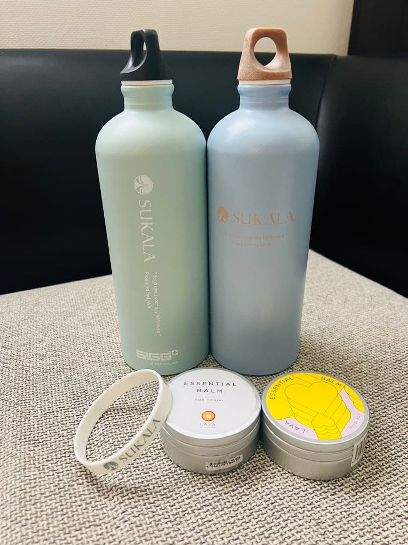 【お得】SUKALA ステンレスボトル　エッセンシャルバーム　セット　LAVA