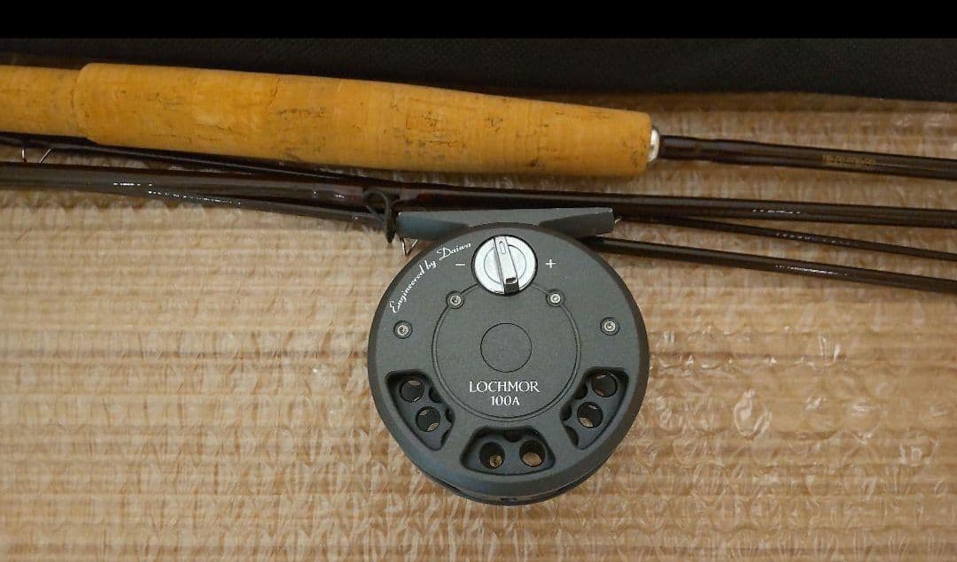 【お値引き不可】フライロッド SF764-4 7'6\" 3/4 セット 中古