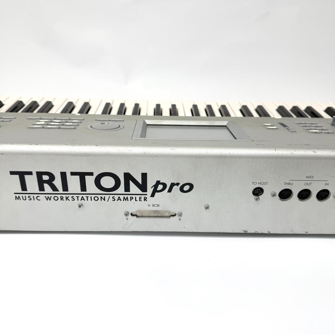 KORG TRITON Pro シンセサイザー シルバー 動作品