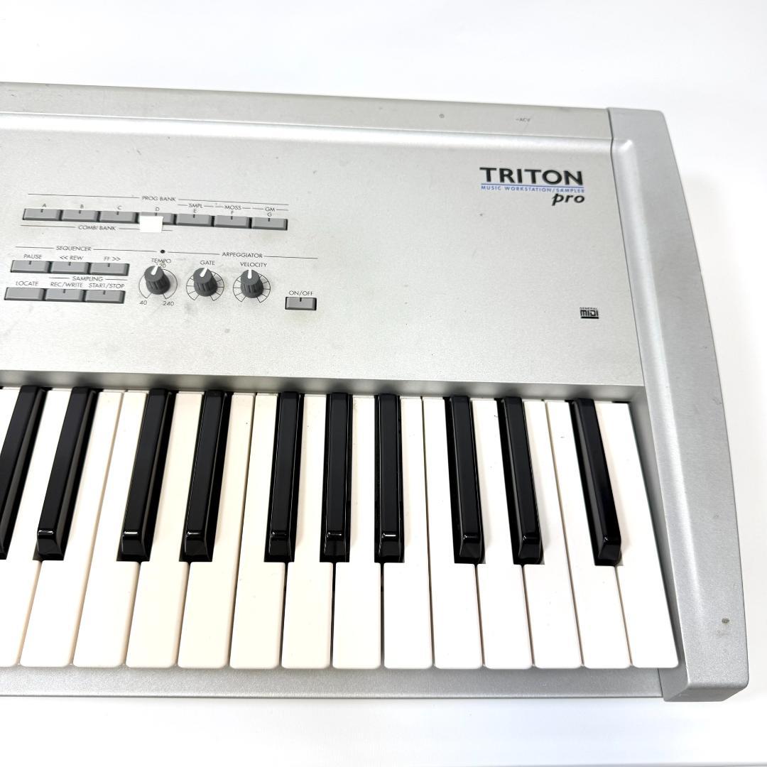 KORG TRITON Pro シンセサイザー シルバー 動作品