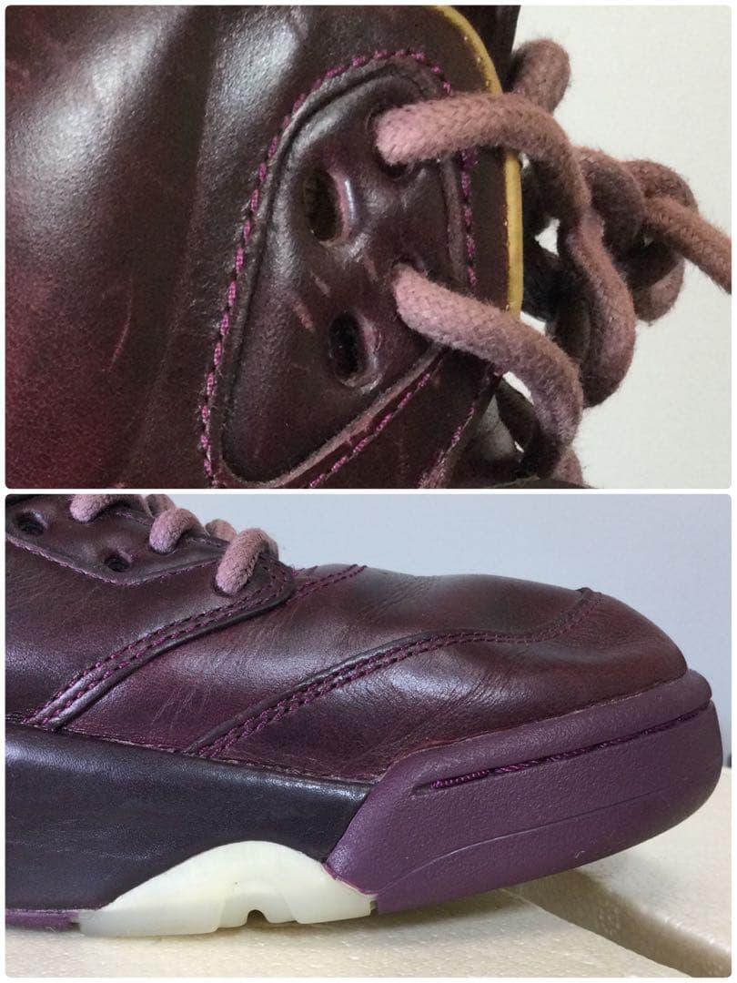 メンズ　スニーカー JORDAN BRAND AIR JORODAN5ボルドー