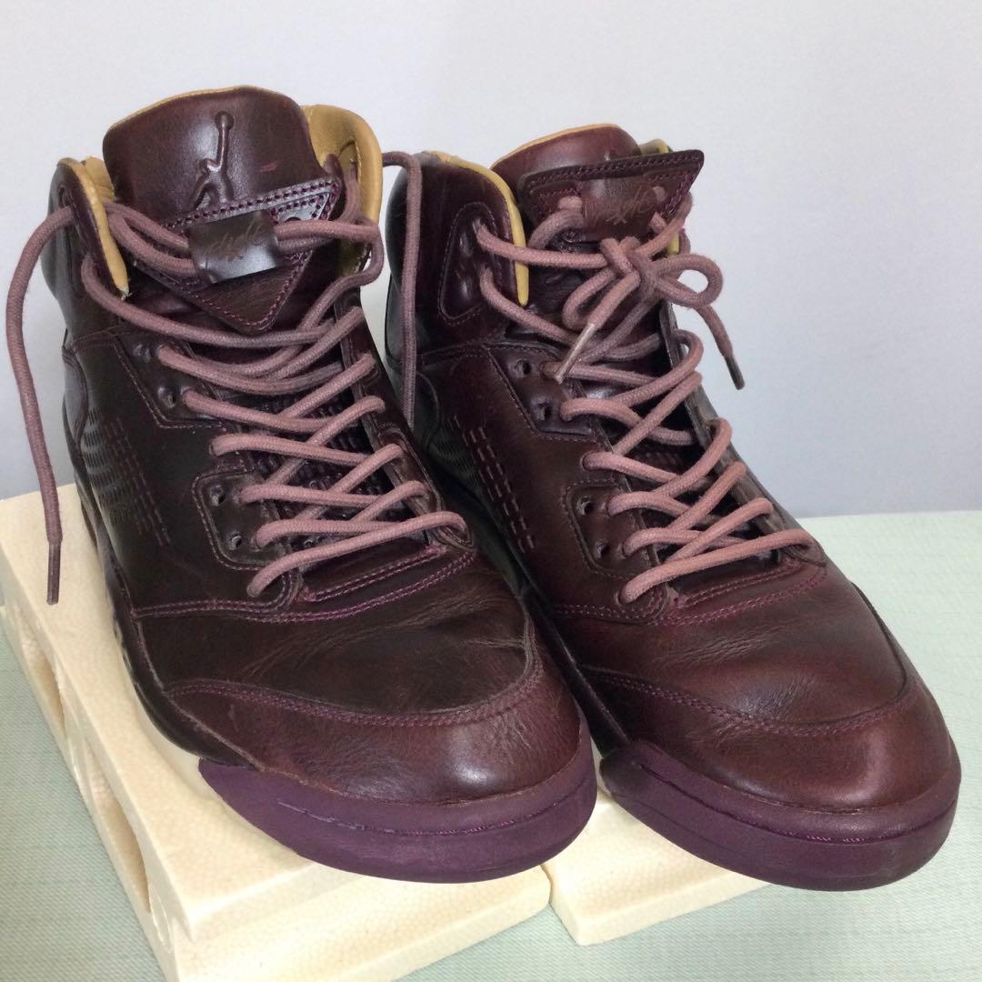 メンズ　スニーカー JORDAN BRAND AIR JORODAN5ボルドー