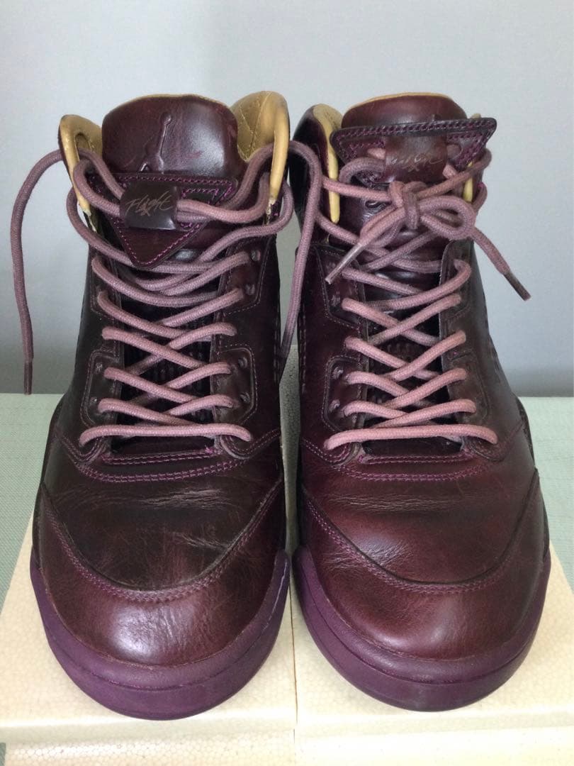 メンズ　スニーカー JORDAN BRAND AIR JORODAN5ボルドー
