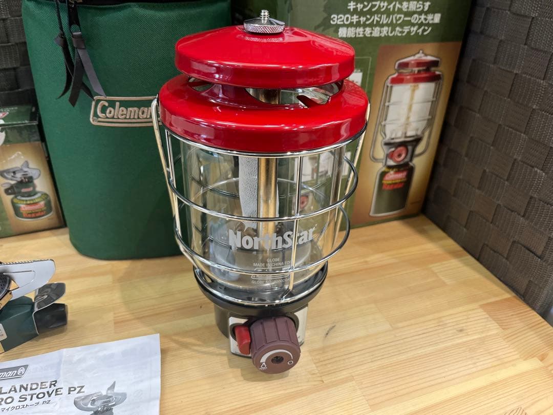 コールマン　ノーススター2500 レッド　マイクロストーブPZ セット
