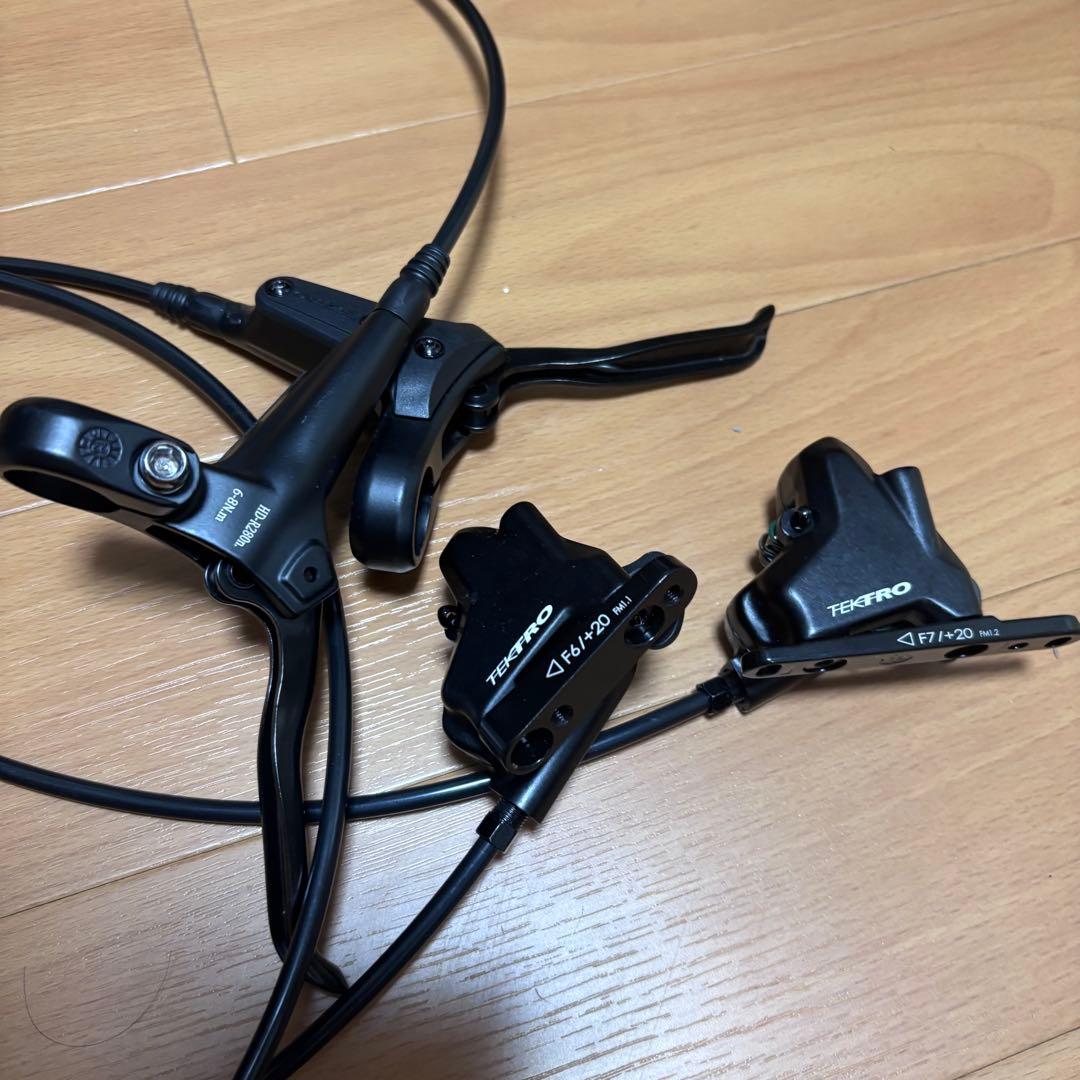 値下げ【SHIMANO】シマノ/ディスクブレーキセット/ローター付/新品