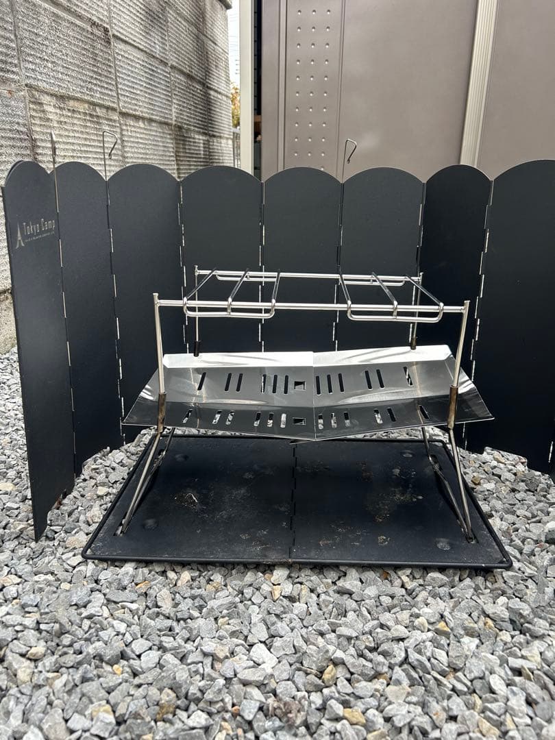トウキョウキャンプ 焚き火台セット　クサビタワー付き