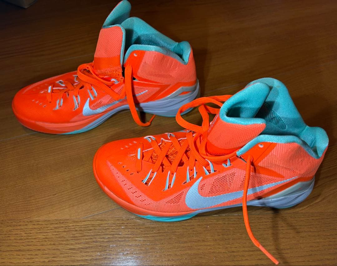Nike Hyperdunk オレンジ/ターコイズ シューズ 25.5cm