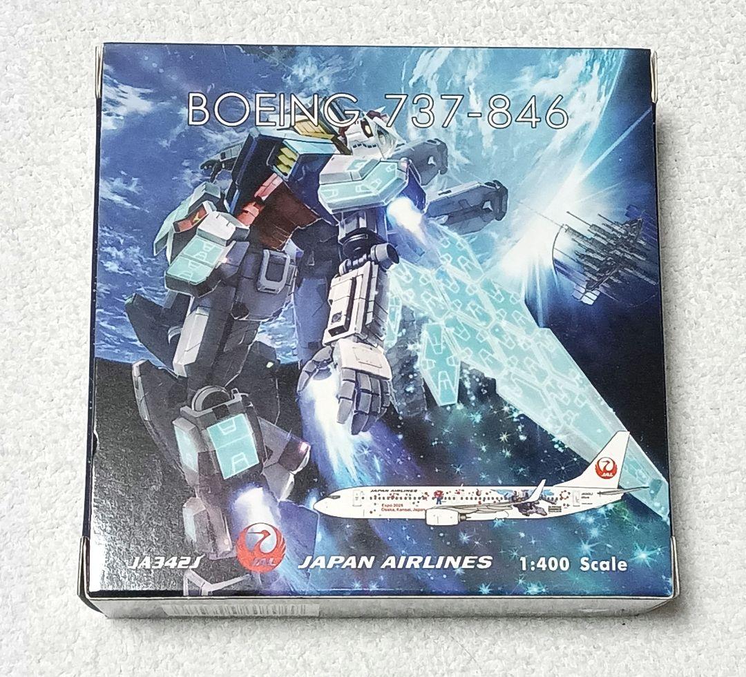 【新品】JAL 737-800 ガンダム EXPO JA342J 1/400