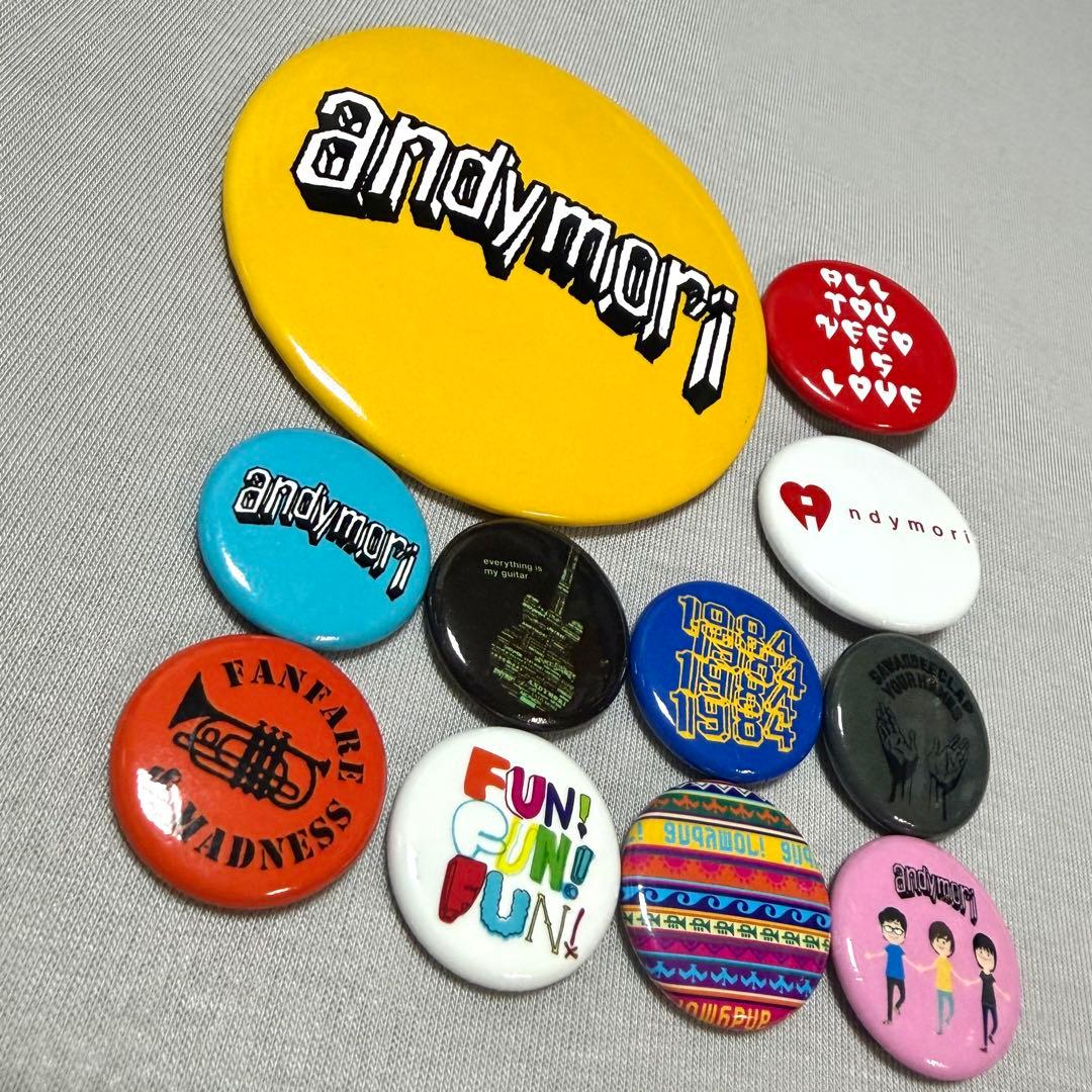 andymori 缶バッジ