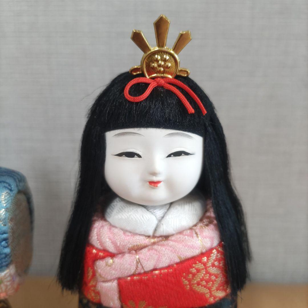 お雛様ペア　木目込人形　ひな祭りෆ⁠╹⁠ ⁠.̮⁠ ⁠╹⁠ෆ
