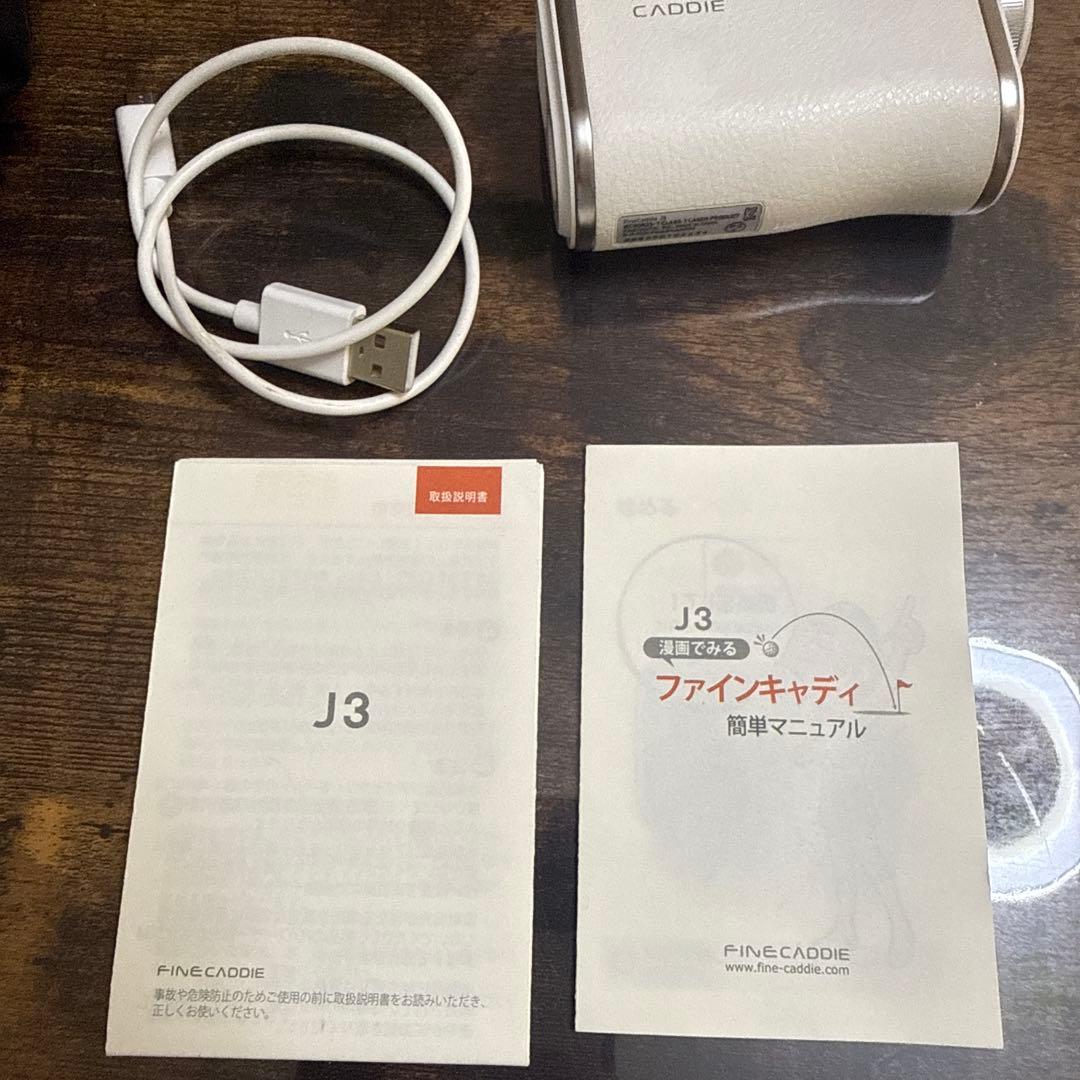 FINE CADDIEJ3 mini ゴルフ用距離計 ホワイト
