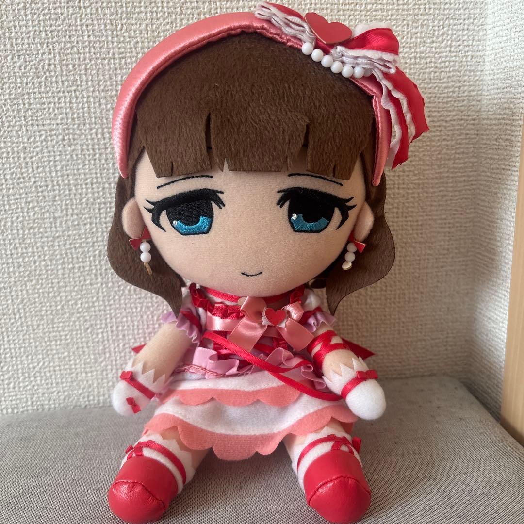【美品】佐久間まゆ　ぬいぐるみ　ぴにゃこら太ポンチョ付き　まゆぬい