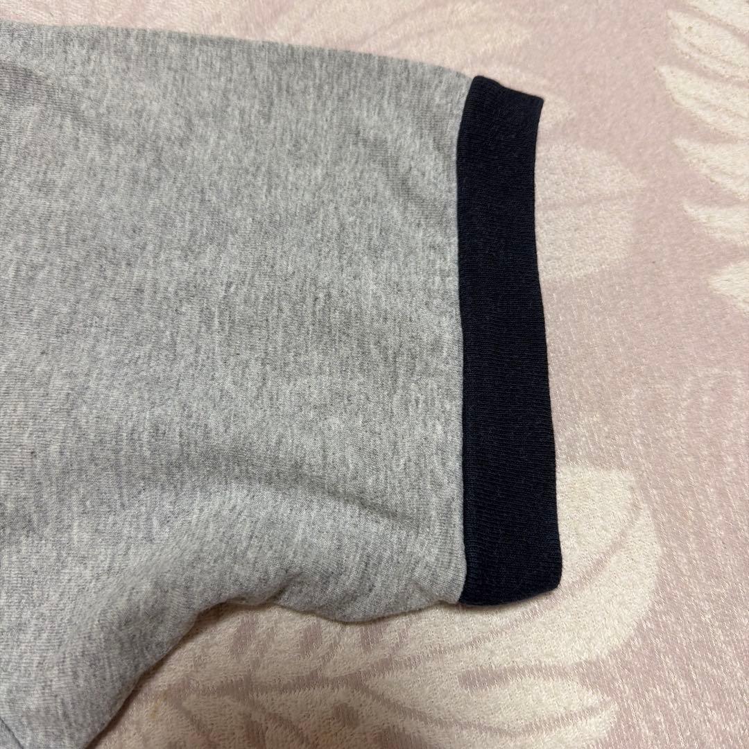 【希少/刺繍ロゴ】Suede スウェード ヴィンテージ リンガーVネックTシャツ