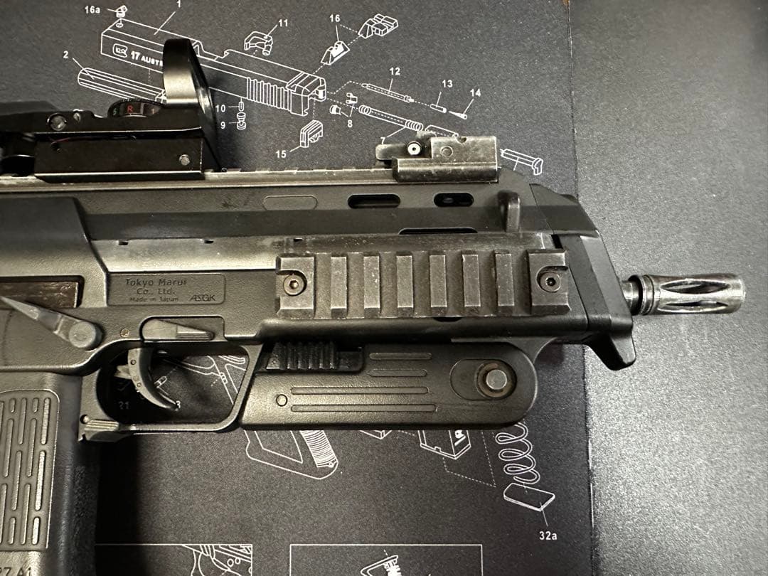 東京マルイ MP7A1 ガスブロ ドットサイト付き