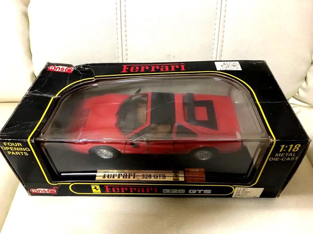 1/18 ANSON製　フェラーリ　328GTS 赤