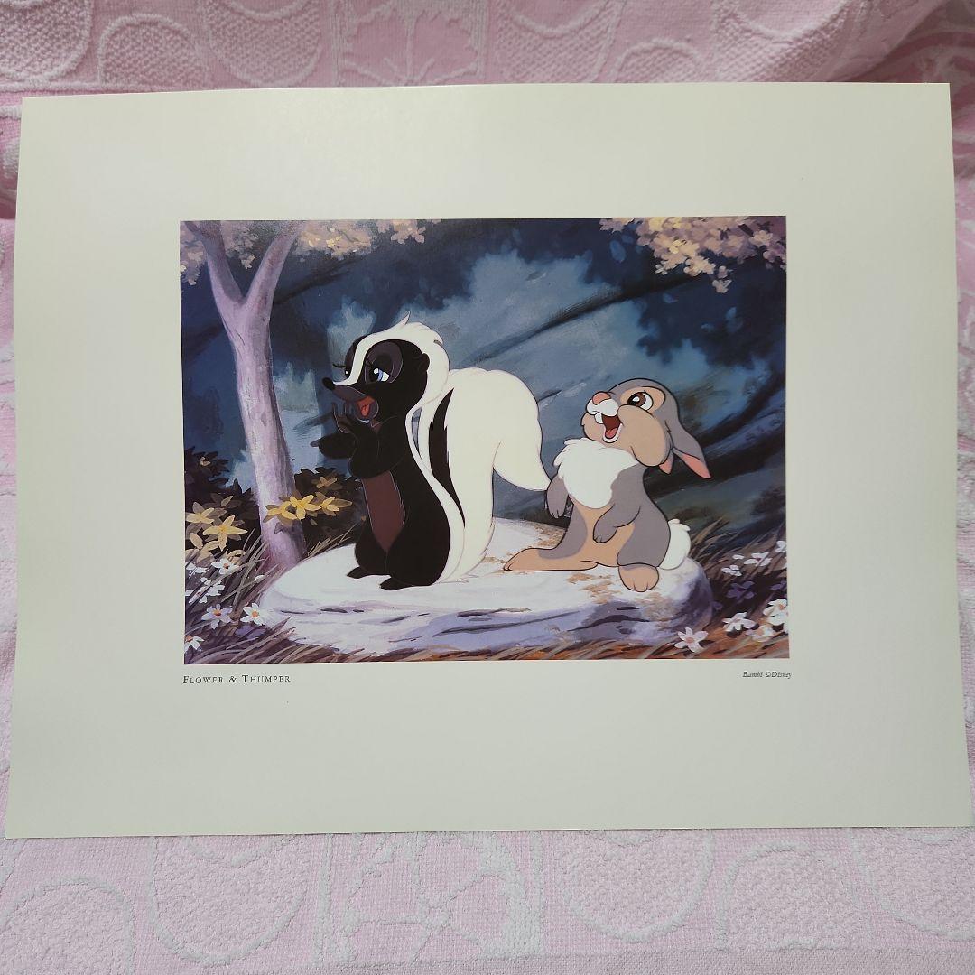バンビ　ディズニー　ファインアート　リトグラフ　全6枚　海外輸入品　希少　レア