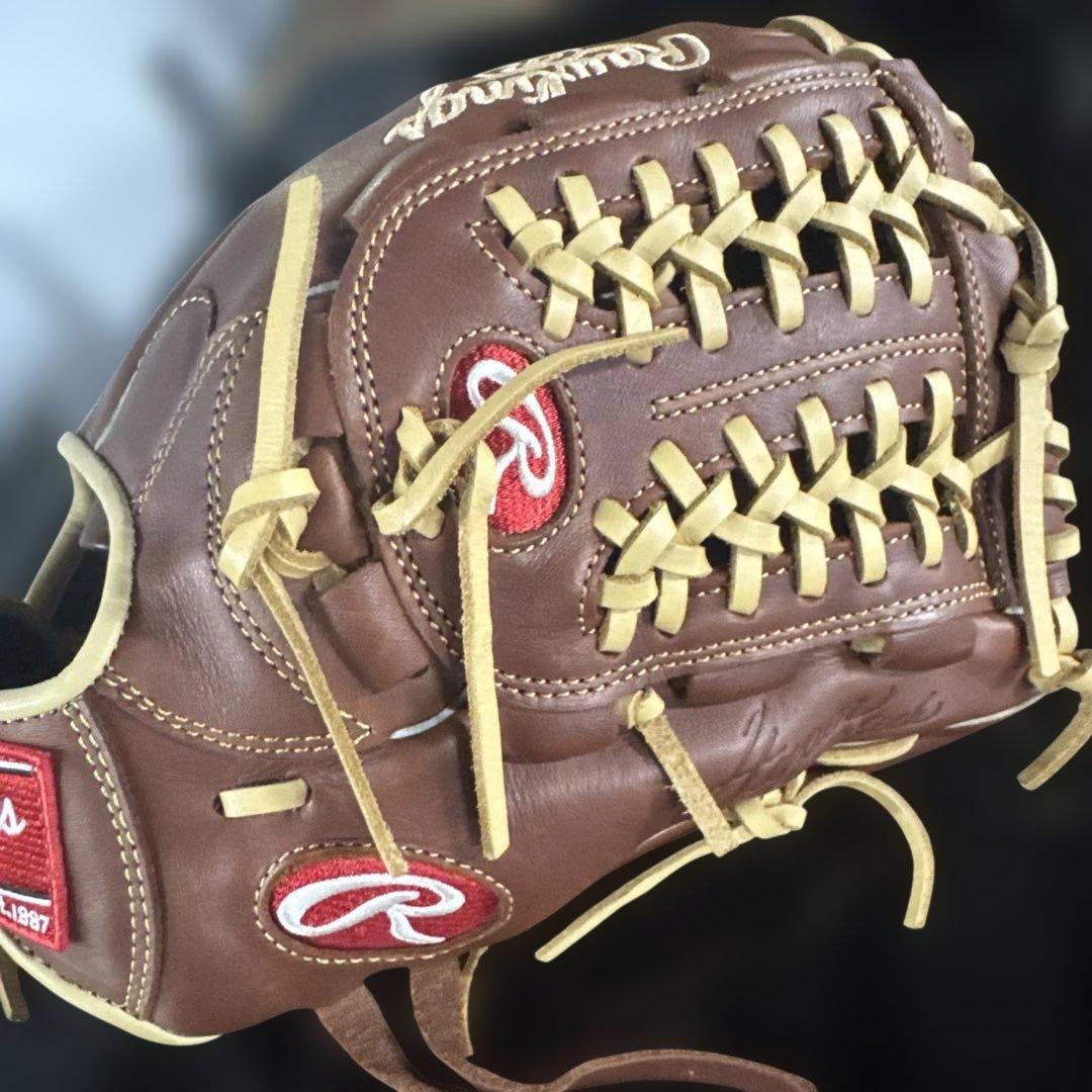 ⑦Rawlings 軟式グローブ ブラウン