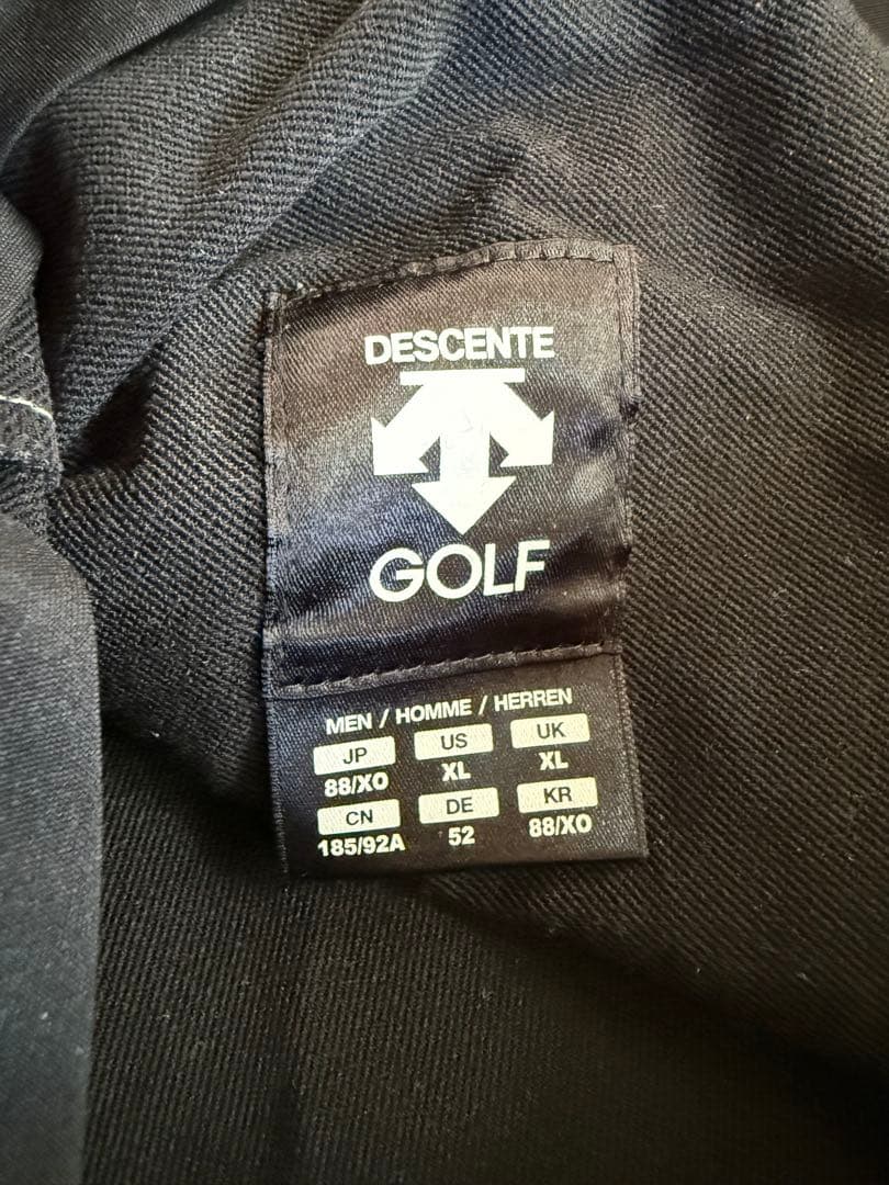 DESCENTE GOLF パンツ 88/XO ブラック