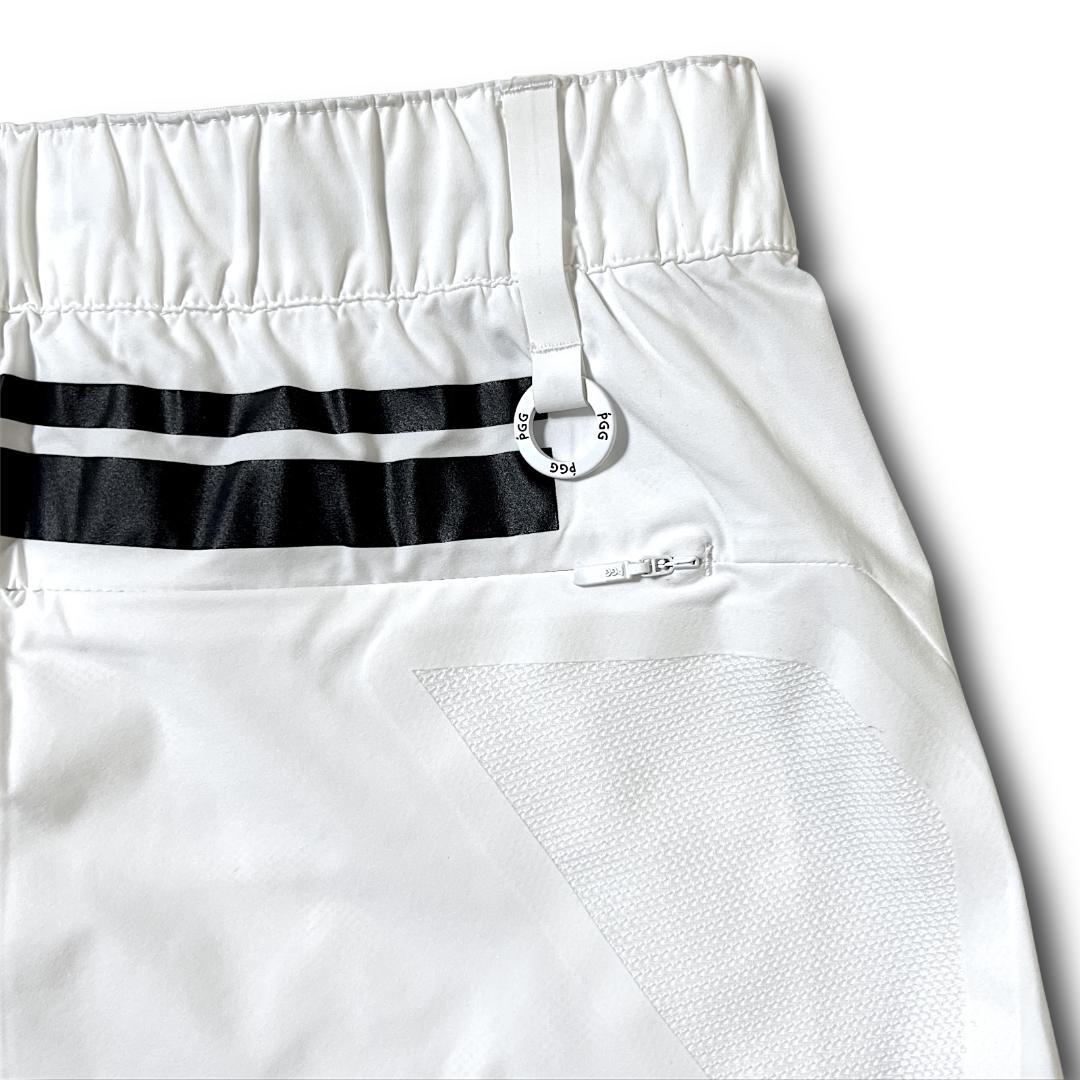 4 PGG パーリーゲイツ ストレッチ ショートパンツ 定価26,400円 白
