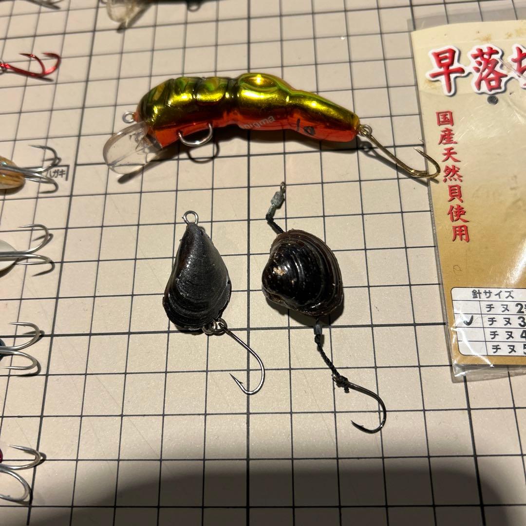 ラパラCD7 Mリグ仕様　チヌルアー　しゃこルアー　まとめ売り