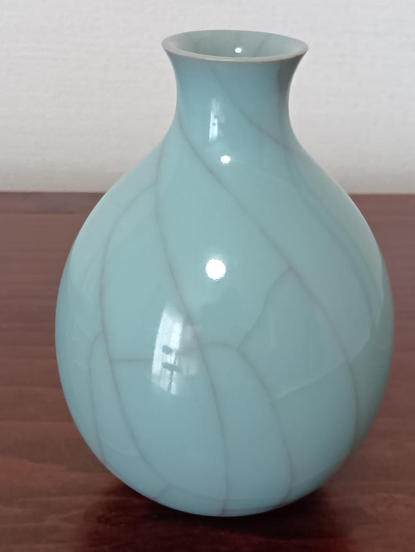 津金日人夢　青磁（青瓷）徳利