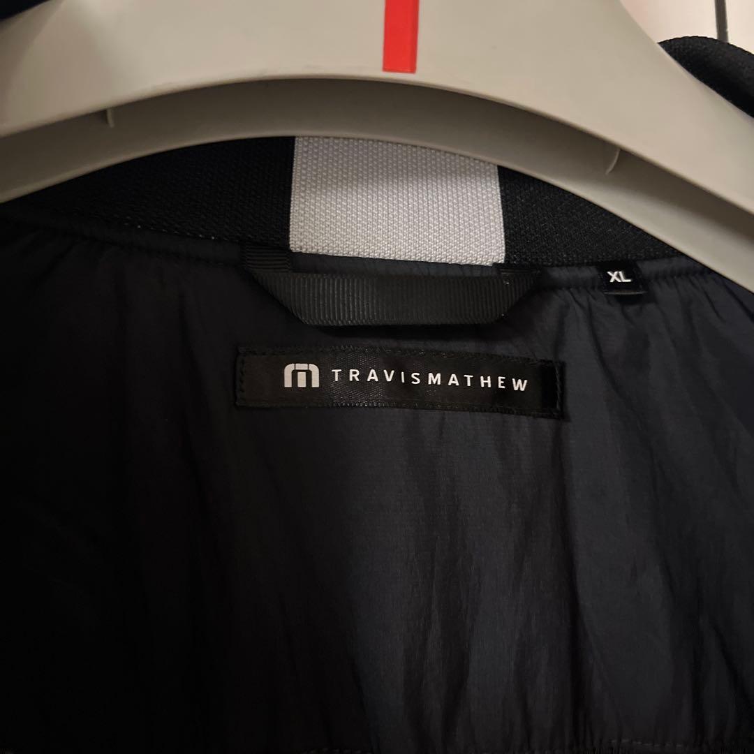 TravisMathew ゴルフ ベスト ブラック/ホワイト