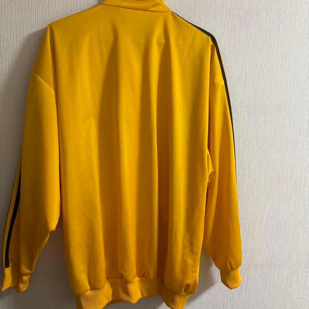 アディダス 90s 万国旗タグ オールド トラックジャケット イエロー×ブラウン