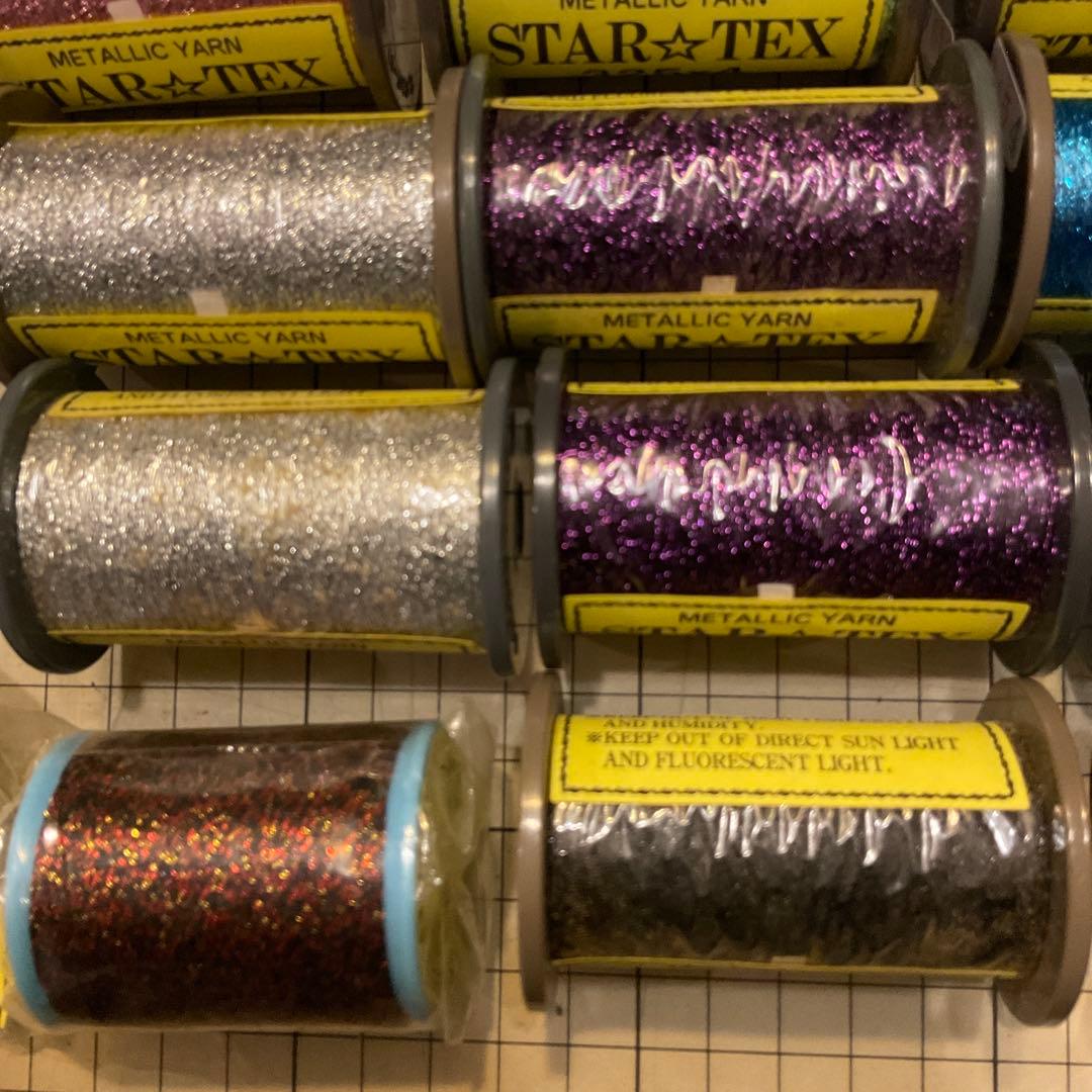 京都 ホドオ　STAR⭐︎TEX　新品　ブランク 総巻き・ガイド巻き　ラメスレッド