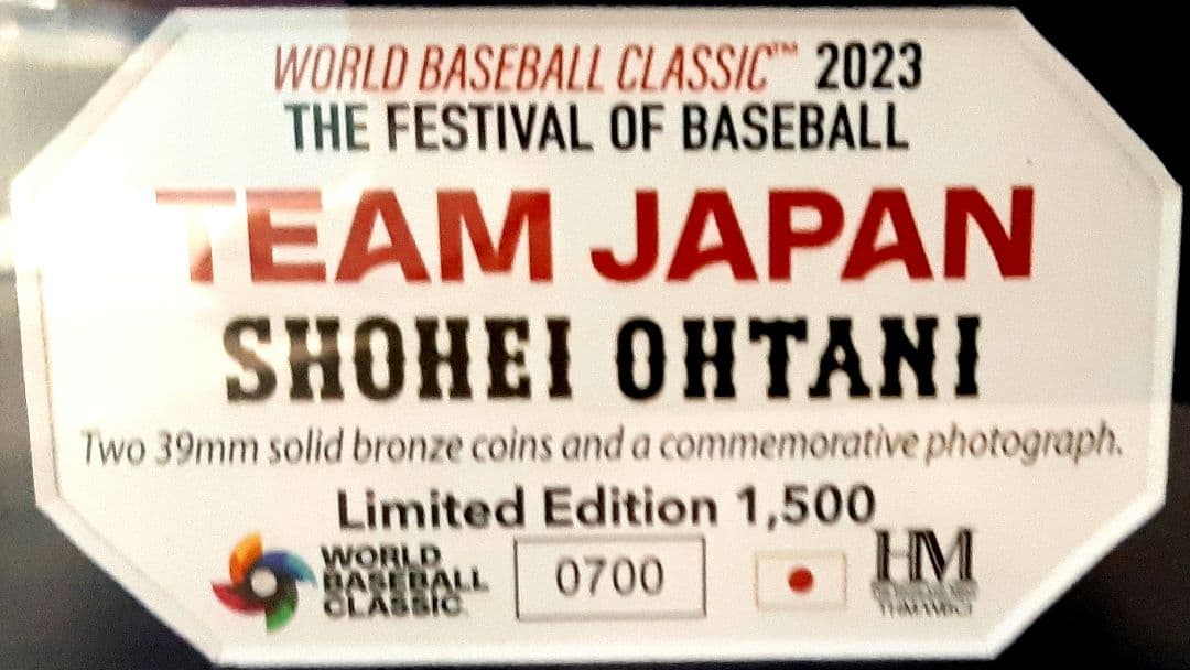 【シリアル№700】大谷翔平・2023WBC・投手／ダブルフォトミント①