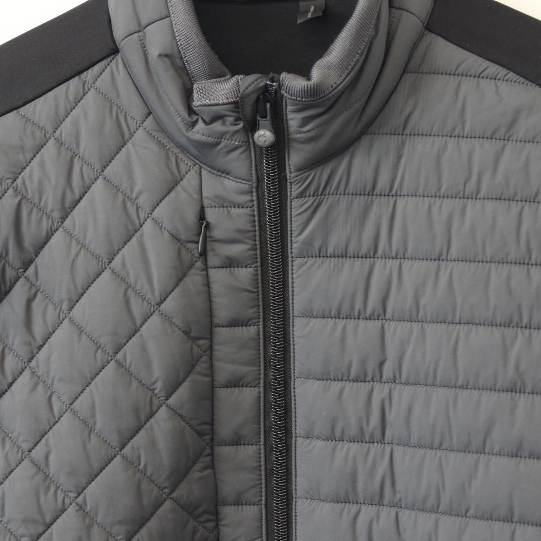 【美品】グレイソン ジャケットS グレー×ブラック GREYSON ゴルフ