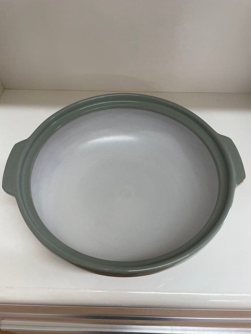 陶器製銀峯陶器 萬古焼 花三島 土鍋 11号 5-6人用万古焼　新品