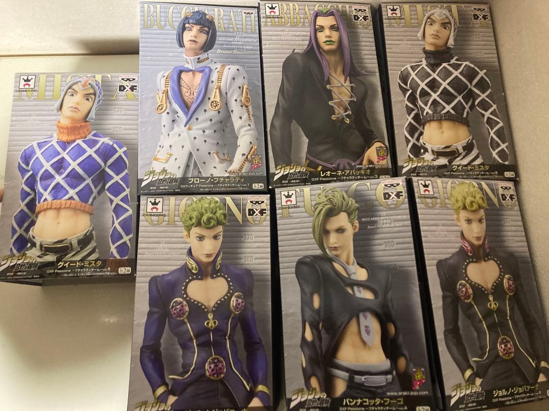 ジョジョ　DXフィギュア　ジョルノ　ブチャラティ　ミスタ　10体セット　箱あり