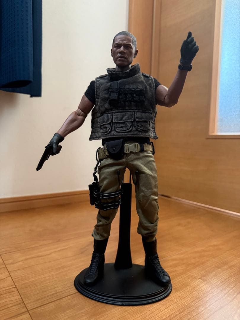 ホットトイズ 系 1/6 黒人 ミリタリー ジェイミー・フォックス似 テロリスト