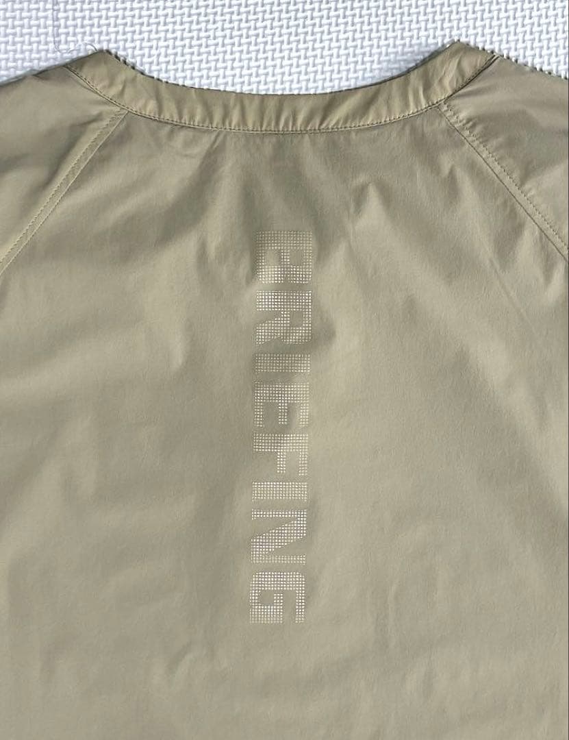 BRIEFING WIND & RAIN PULLOVER（BEIGE／M）