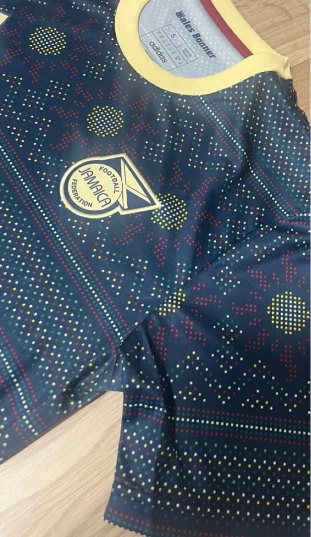 adidas ジャマイカ代表　プレマッチシャツ　トレーニングシャツ　国内Mサイズ