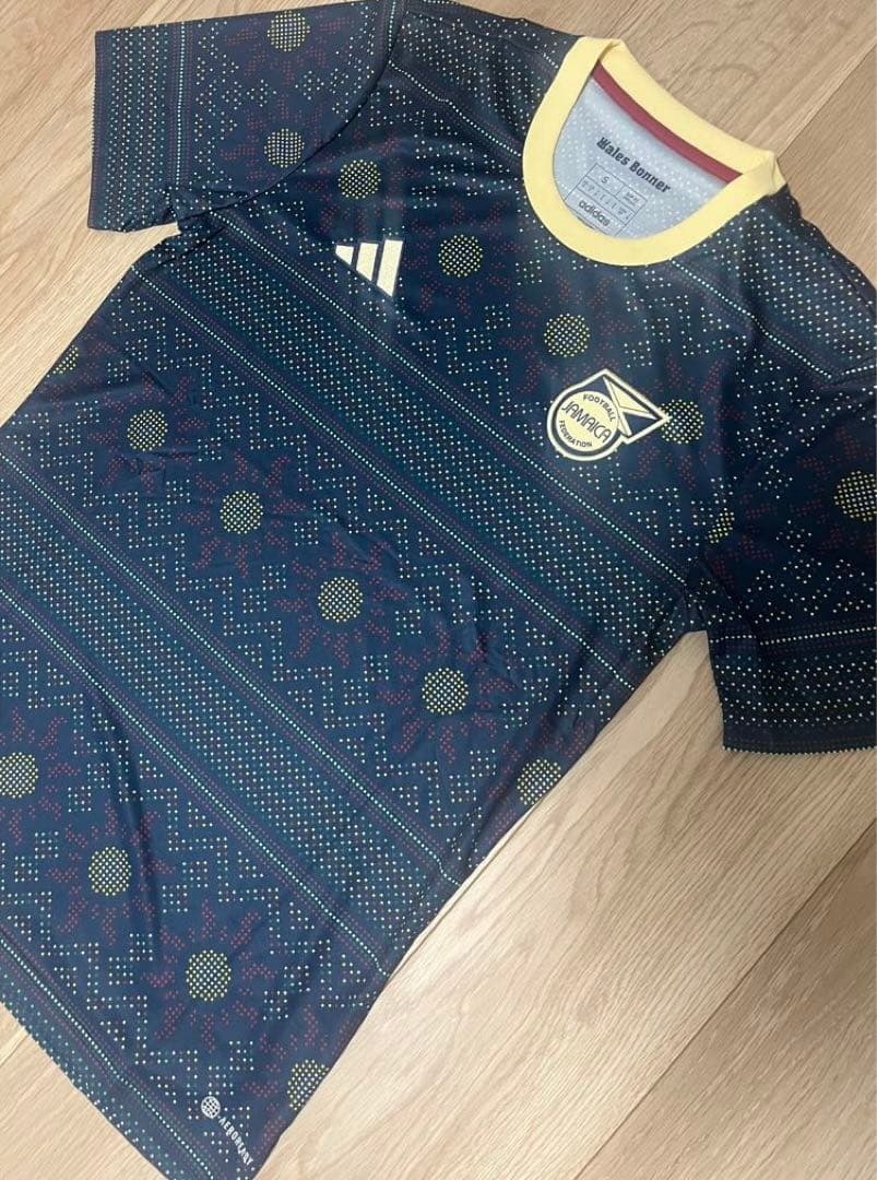 adidas ジャマイカ代表　プレマッチシャツ　トレーニングシャツ　国内Mサイズ