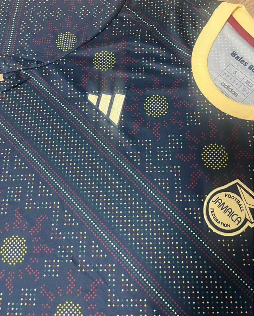 adidas ジャマイカ代表　プレマッチシャツ　トレーニングシャツ　国内Mサイズ