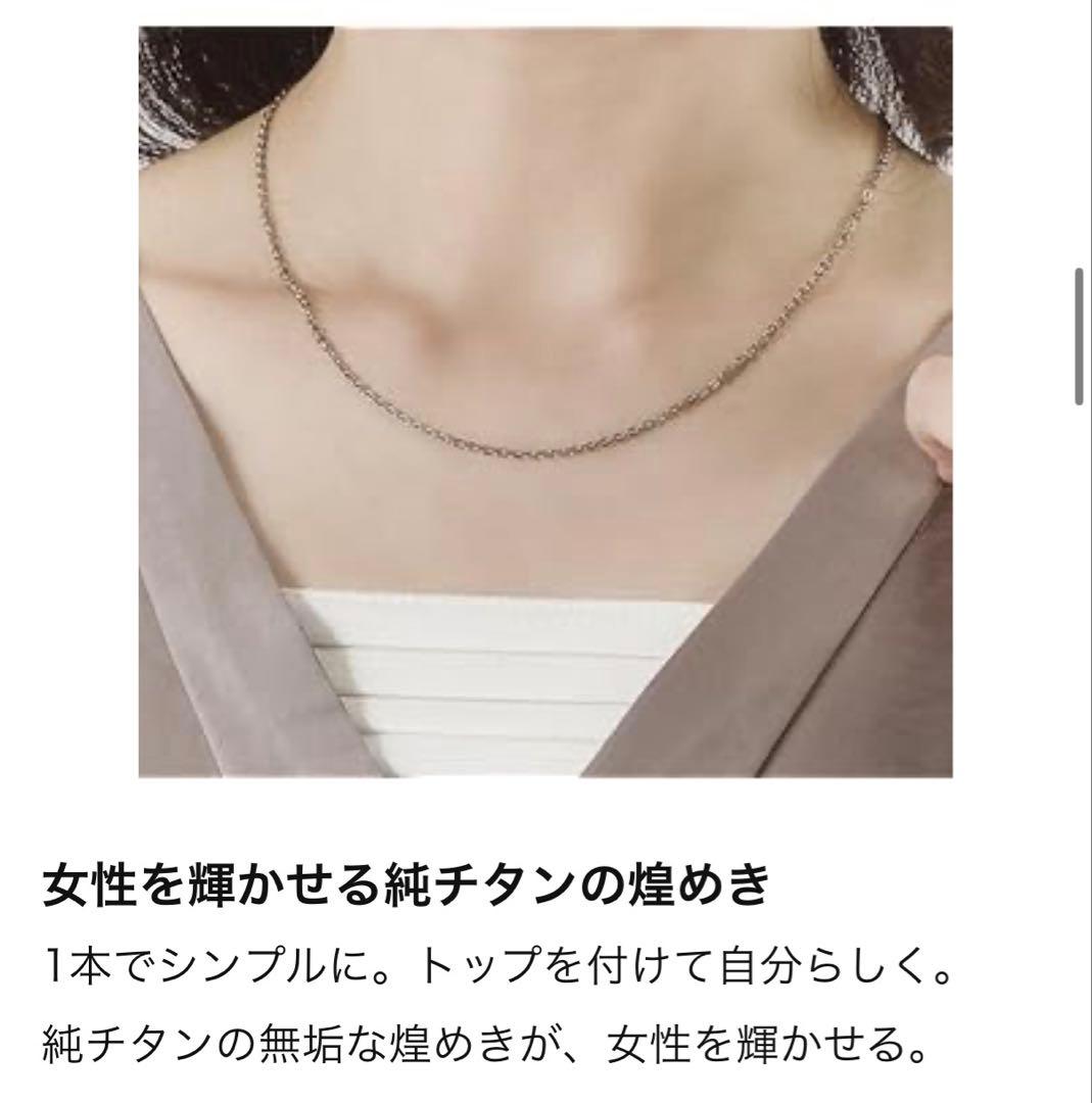 ファイテン phiten ネックレス チタン チェーン ネックレス (小豆)