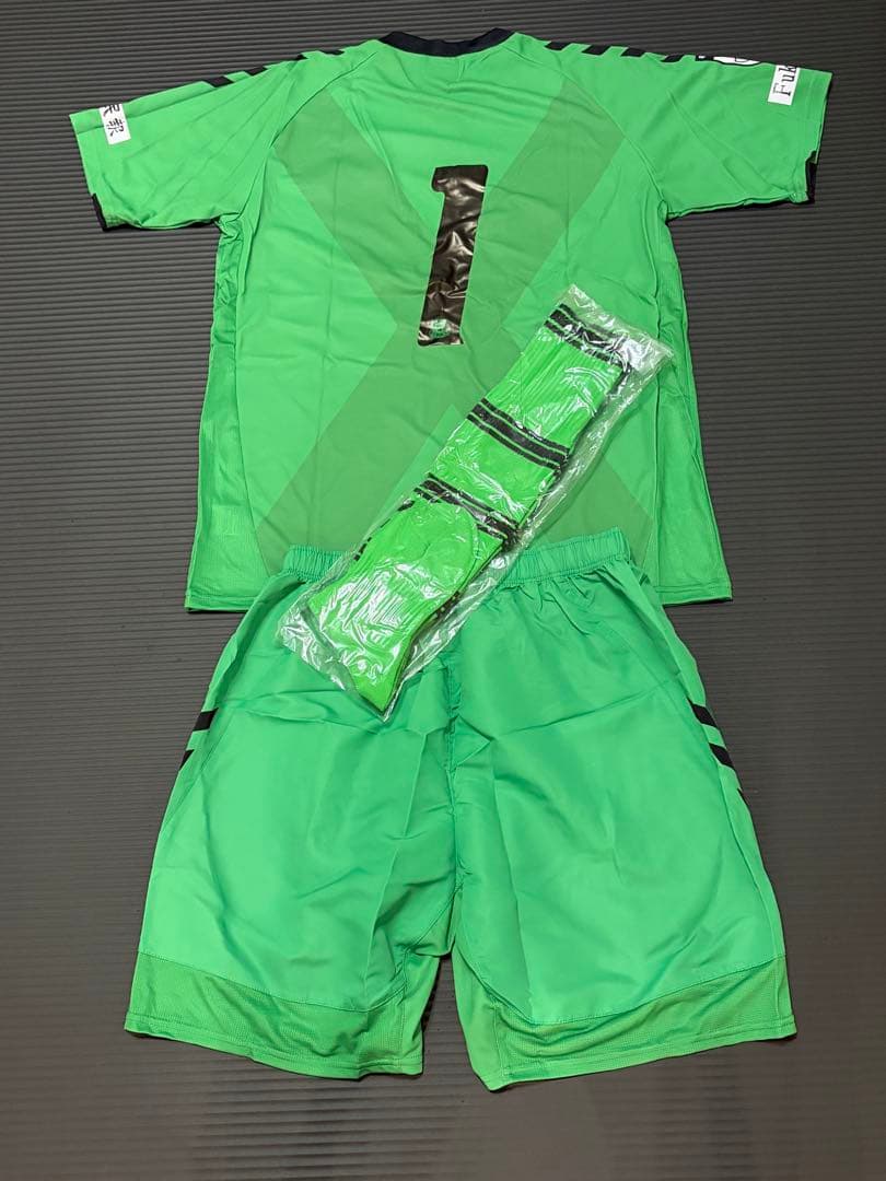 【極美品・XL】福島ユナイテッド 2019 GKユニ上下＆ソックス3点フルセット