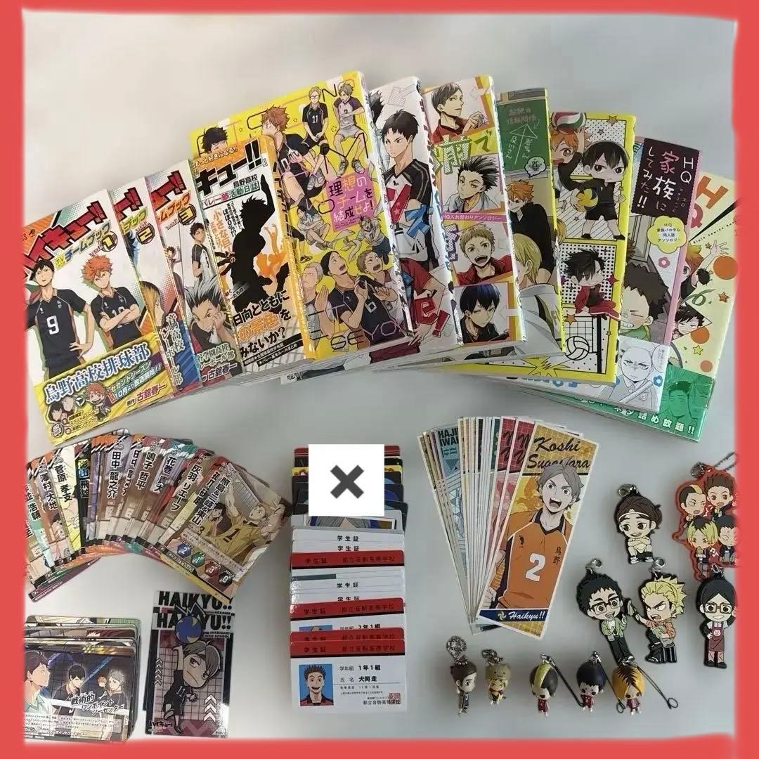 ハイキュー!! 漫画とグッズ、バボカのセット等113個まとめ売り！！
