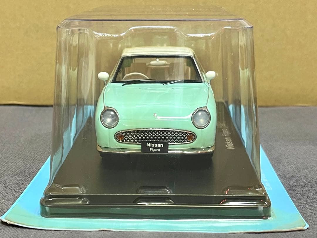 アシェット 国産名車 1/24 日産 フィガロ 1991 ミニカー 旧車