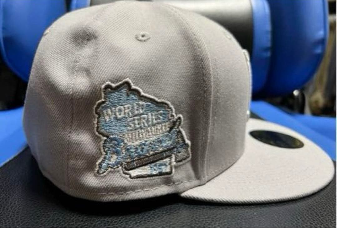 THE CAP別注 newera MILBRACO GRY UV SBLU