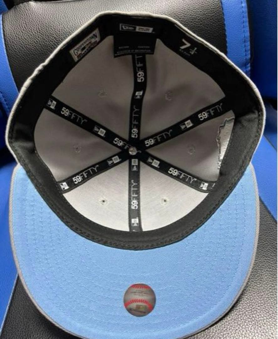 THE CAP別注 newera MILBRACO GRY UV SBLU