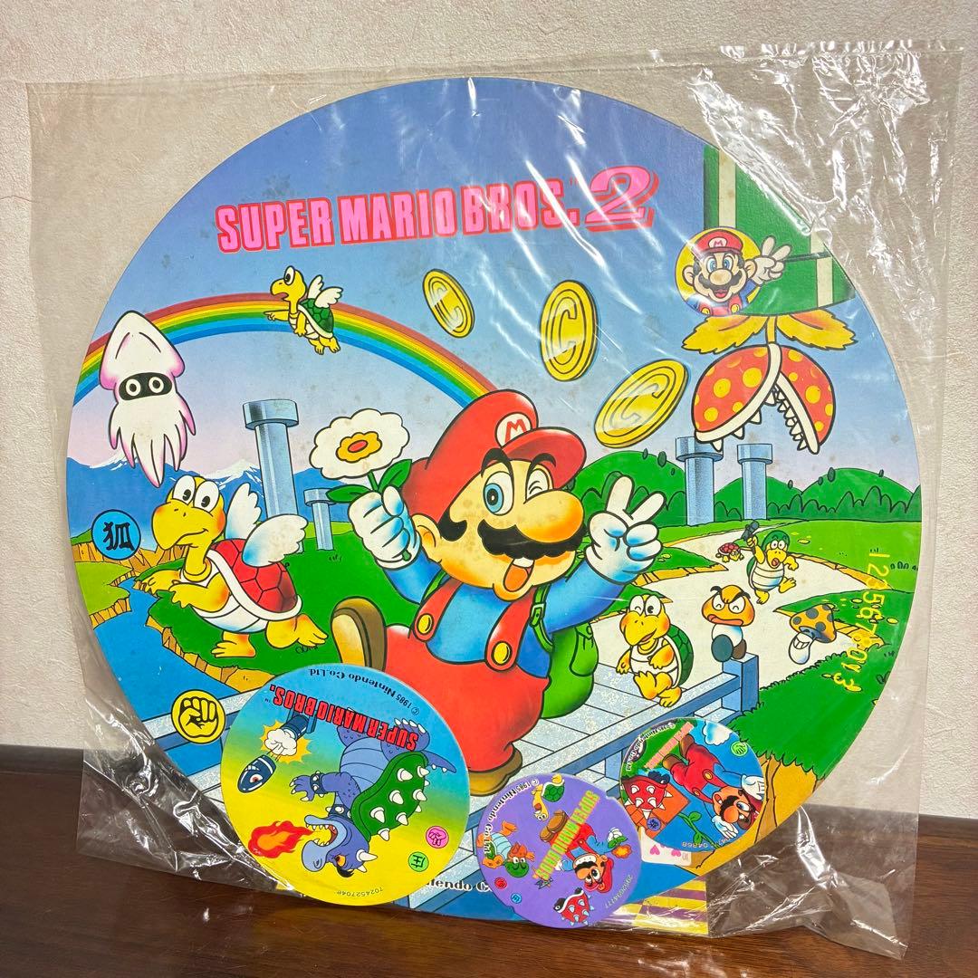 スーパーマリオブラザーズ2 メンコ 6セット　面子　昭和レトロ メンコ
